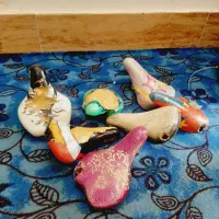 تعدادی صندلی دوچرخه کارکرده