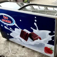 یخچال بستنی و گوشت و سبزی