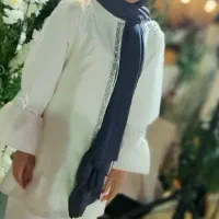مانتو سفید مجلسی