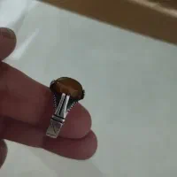 انگشتر نقره  با نگین