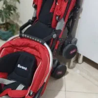 کالسکه و اغوشی وصندلی ماشین در حد نو|کالسکه و لوازم جانبی|فولادشهر, مسکن مهر فولادشهر|دیوار