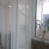 پرده سفید رنگ