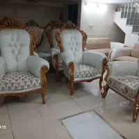 مبل سلطنتی ۹نفره چوب راش|مبلمان خانگی و میز عسلی|کاشمر, |دیوار