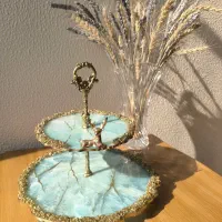 شیرینی خوری دو طبقه رزینی