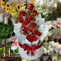 باکس گل روبانی  باکس گل طبیعی  دسته گل عروس|گل مصنوعی|اهواز, زرگان|دیوار