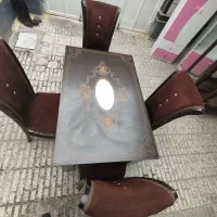 میز و صندلی ۴ نفره ناهار خوری درحد نو