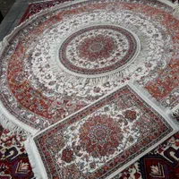 فرش اولیا یک متر گرد۱۰۰۰شانه دایره ست کامل اولیا|فرش|تبریز, |دیوار
