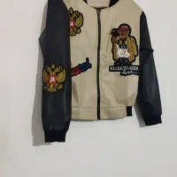 کاپشن چرم پسرانه مناسب ۷تا۱۰سال