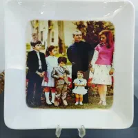 بشقاب طرح گایزر قدیم