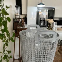 سبد بزرگ کاربردی رنگ طوسی نونو