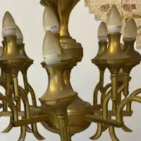 لوستر برنجی ۷شاخه