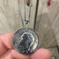 سکه پلاک گردنبند نقره