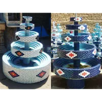 آبنما کاشی کاری شده|صنایع دستی و سایر لوازم تزئینی|یزد, |دیوار