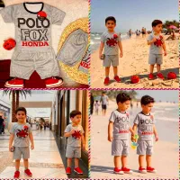 عمده تیراژ همکاری-تیشرت شلوارک ملانژی بچه