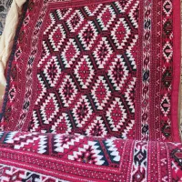 پشتی پشم آق قلای ترکمن