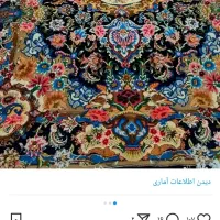 فروش فرش ۶ متری نصف بافت با دار|فرش|خزل, |دیوار