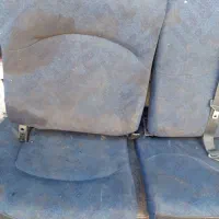 صندلی عقب 206 دست کامل استوک 4 تیکه پارچه ابی