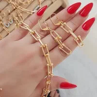 گردنبند گوشواره و انگشتر تیفانی استیل|بدلیجات|رشت, نامجو|دیوار