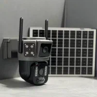 دوربین مداربسته سیمکارتی خورشیدی دو لنزه