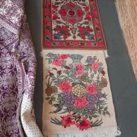 فرش دست بافت نیم زر به نخ کرک بافته شده|فرش|مشکین‌دشت, |دیوار