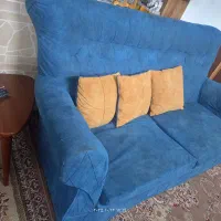 مبل هفت نفره بدون شکستگی وپارگی تمیز|مبلمان خانگی و میز عسلی|مشهد, رباط طرق|دیوار