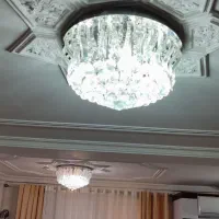 دوعددلوستر به همراه دیوارکوب|لوستر و چراغ آویز|رشت, چمارسرا|دیوار