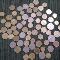 مقدارزیادی سکه کلکسیونی قدیمی واسکناس