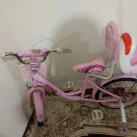 دوچرخه ۲۶ دخترانه صورتی در حد نو