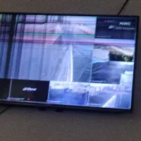 تلویزیون استی وژن۴۳ پنل ضربه خورده خط میا در سومس