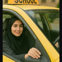 راننده خانم سرویس دربستی و تفریحی