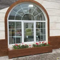 درب و پنجره دوجداره upvc و توری کریمی