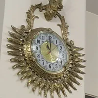 ساعت دیواری تمام برنج