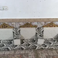 پشتی خلیجی۱۰ نفره سفید محکم سالم