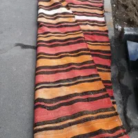 گلیم قدیمی عشایری تمام پشم