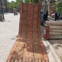 گلیم بسیار قدیمی(یون بوی)بدون ایراد1.10در4|گلیم، جاجیم، گبه|خوی, |دیوار