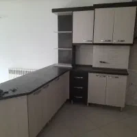 دست کامل کابینت ام دی اف سالم با هود کن و سینک