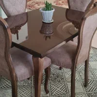 میز نهار خوری 4 نفره چوب
