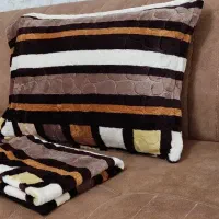 روبالشتی مخمل حوله ای