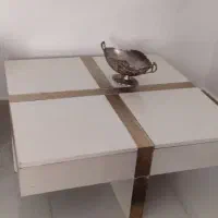 میز آباژور دو کشو و میز عسلی بزرگ ام دی اف|مبلمان خانگی و میز عسلی|رشت, گلزاران|دیوار