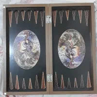 تخته نرد و شطرنج قدیمی عتیقه|کلکسیون اشیاء عتیقه|فولادشهر, B4|دیوار