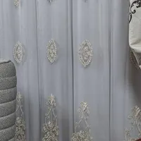 پرده حریر پنبه دوزی و آستر|پرده، رانر، رومیزی|مشهد, شهید بهشتی|دیوار