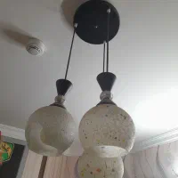 لوستر آویز حبابی گرد|لوستر و چراغ آویز|اصفهان, سروستان|دیوار