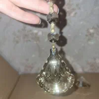 لاله کریستالی شامپاینی لوستر|لوستر و چراغ آویز|ری, منصوریه منگل|دیوار