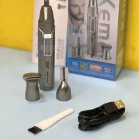 موزن گوش بینی خط زن ۳کاره اصلی Kemei ریش تراش موزر