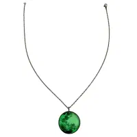 گردنبند رزینی ماه شب تاب