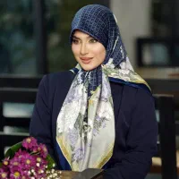 روسری ابریشم ژاکارد