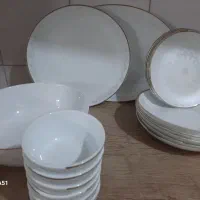 آرکوپال ۶نفره ناقص پلوخوری وپیش دستی شکسته