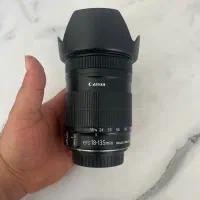 لنز 18-135 همراه با هود در حد اکبند