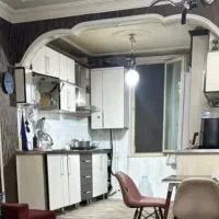 کابینت ام دی اف تمیز با گاز و‌هود و سینک