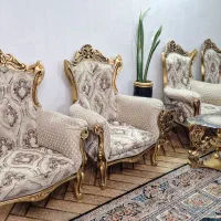 مبل سلطنتی ۹ نفره|مبلمان خانگی و میز عسلی|محمدشهر, محمدشهر|دیوار